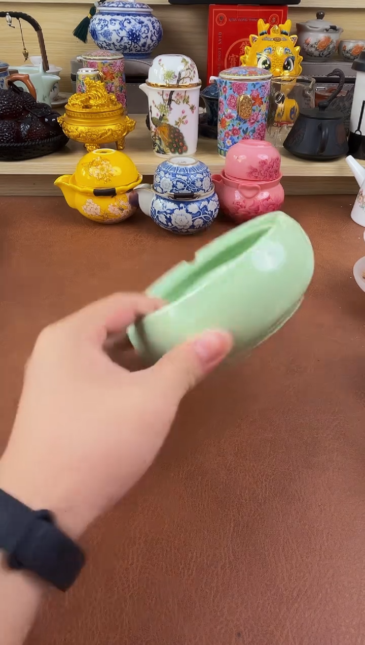 陶瓷茶具摆件旅行套组