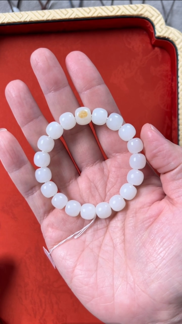 【闪购商品】和田玉手串未镶嵌新疆白玉老熟手串