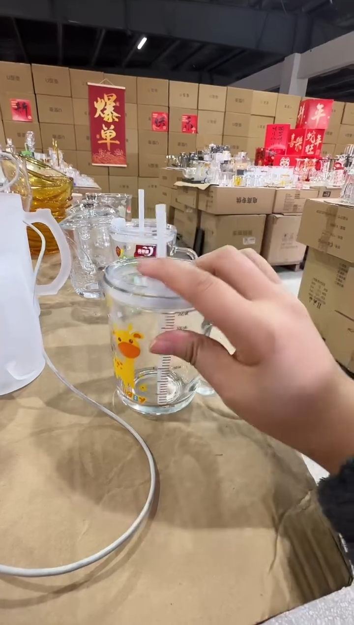 【闪购商品】水晶玻璃吸管款青苹果闪购价*2