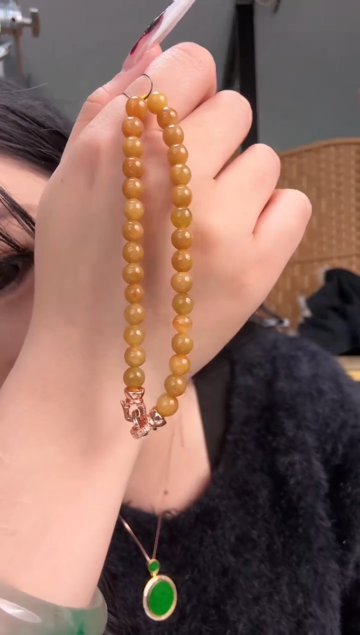 【闪购商品】翡翠颈饰未镶嵌珠串