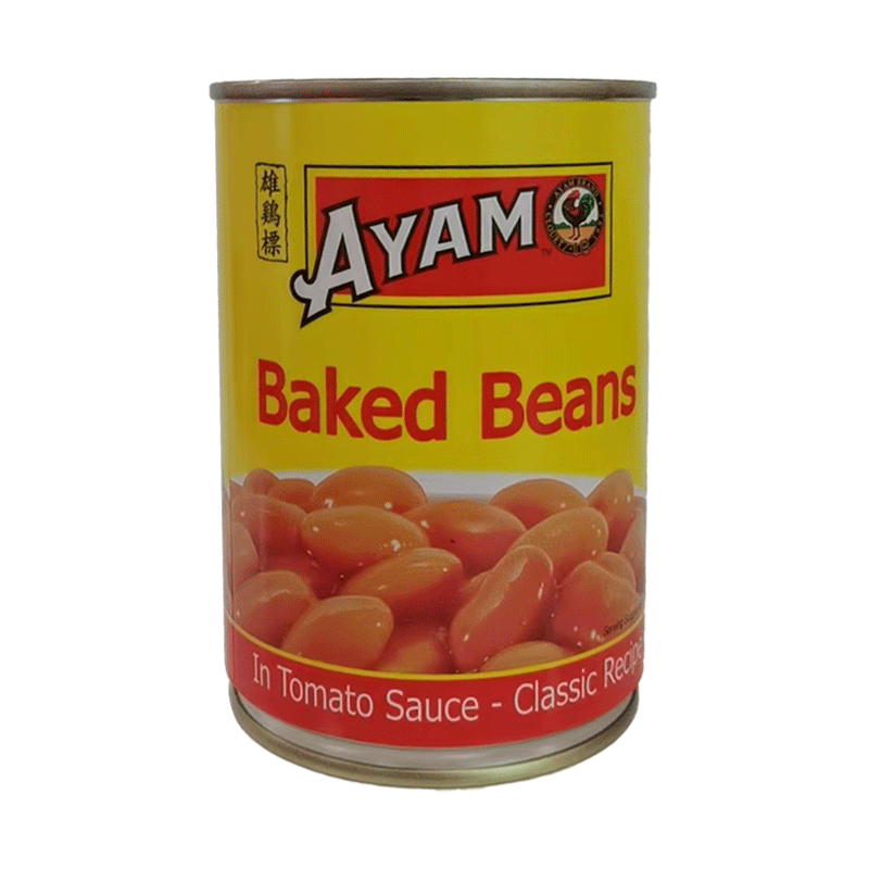 雄鸡标番茄汁焗豆425g 越南进口