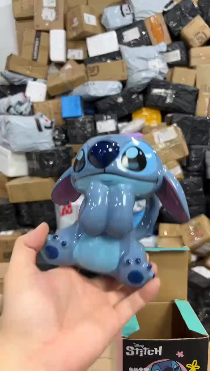 瓷片原盒史迪仔趴耳水杯