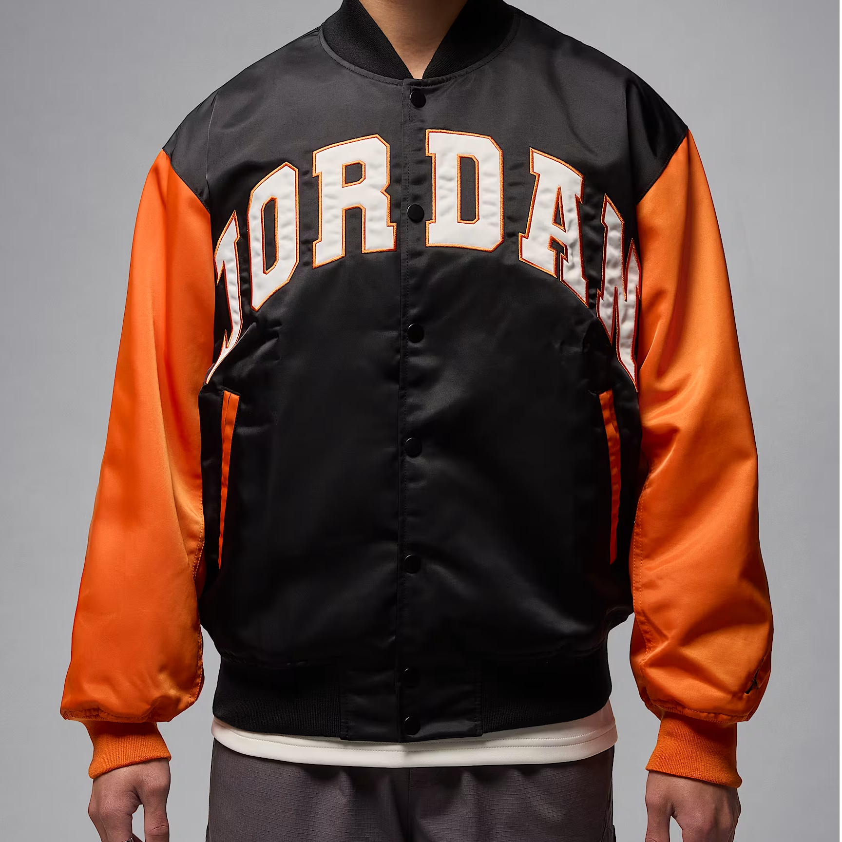 耐克/NIKE情侣款Jordan拼色舒适字母夹克 HV0100011