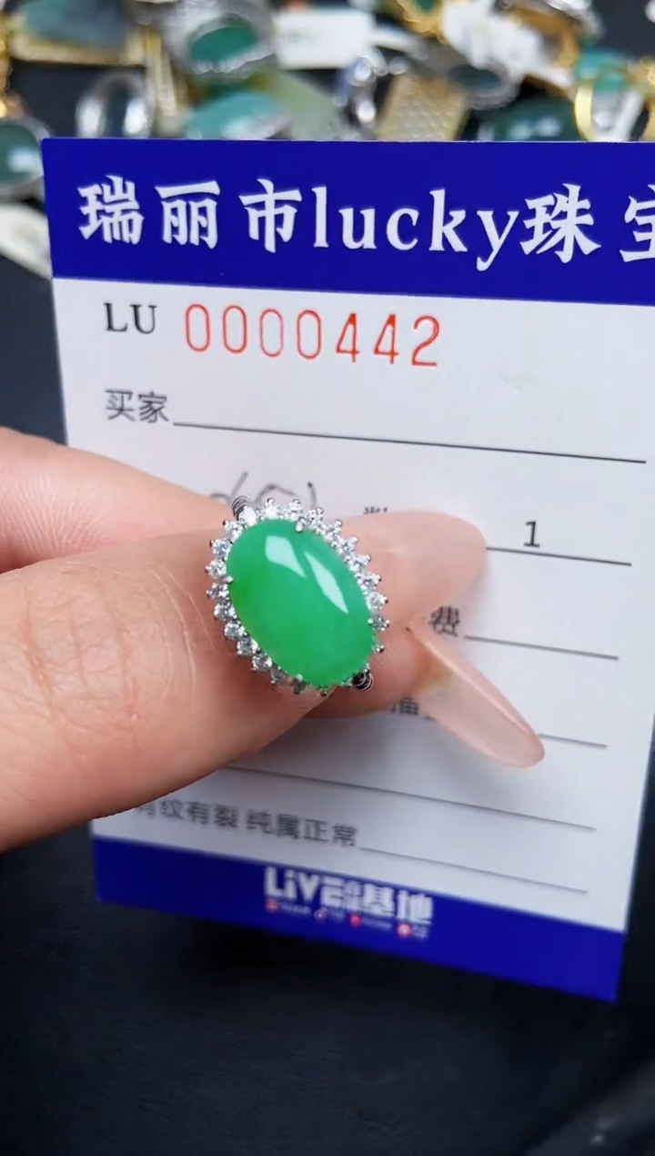 【闪购商品】翡翠颈饰银S925镶嵌0442