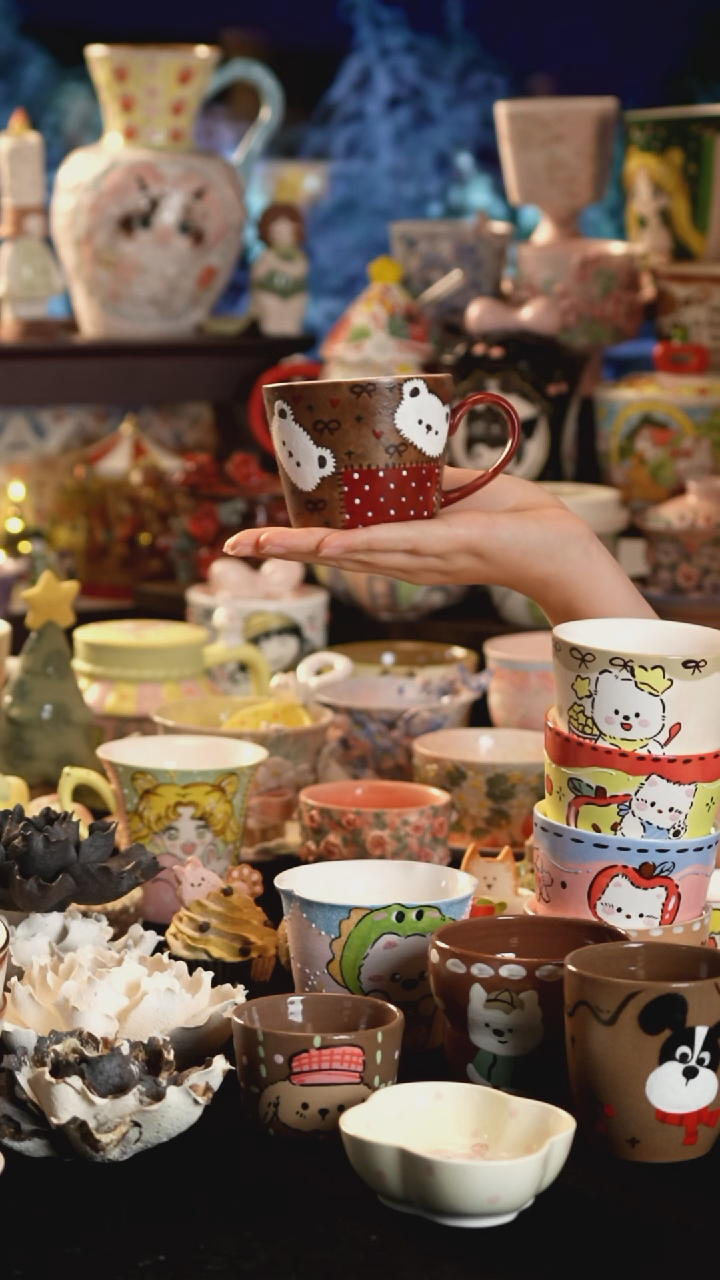 其他陶景德镇釉下彩手绘设计师款陶瓷