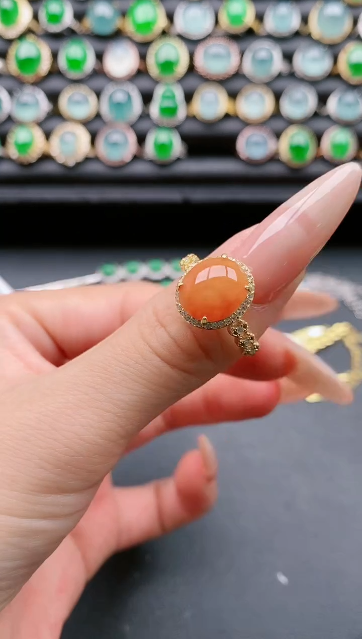 【闪购商品】翡翠戒指银S925镶嵌111111