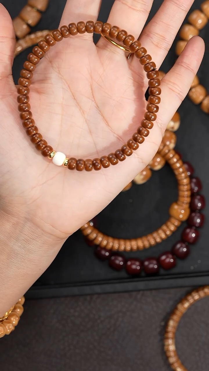 手串紫金鼠6.5*4mm实心鼠