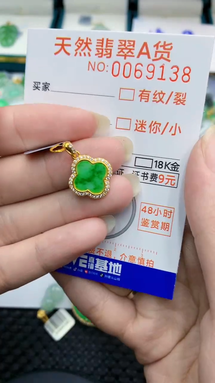 【闪购商品】翡翠颈饰银S925镶嵌            8