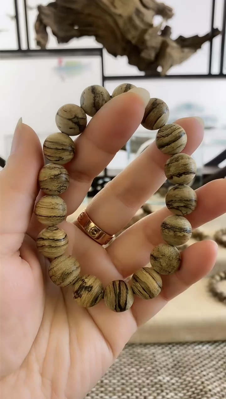 【闪购商品】沉香手串正区达拉干陈年老料13MM单圈