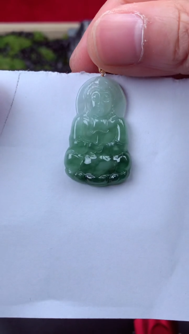 【闪购商品】翡翠吊坠(不含链)未镶嵌天然缅甸A货翡翠