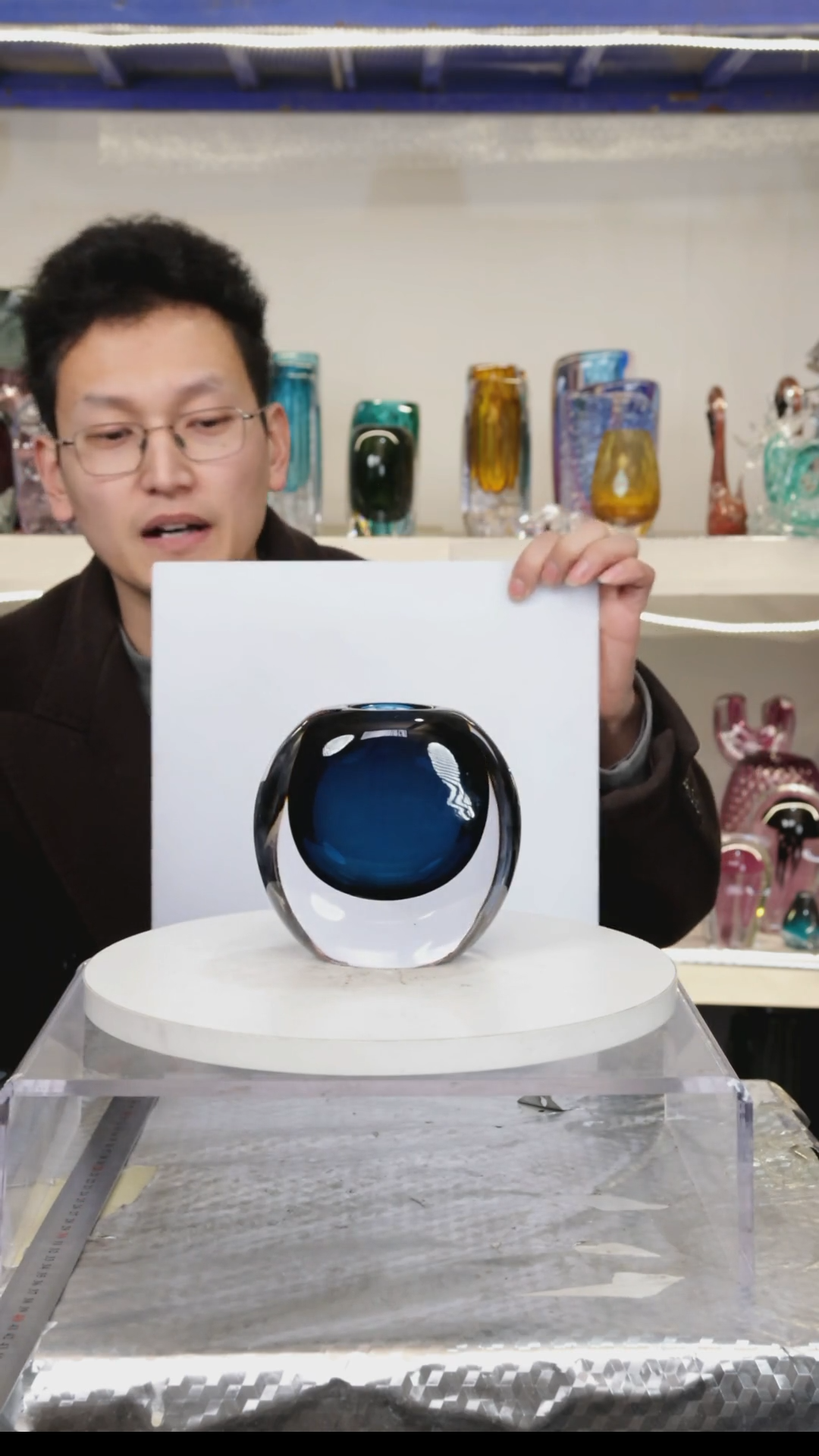 【闪购商品】琉璃高13精品琉璃正常手工痕