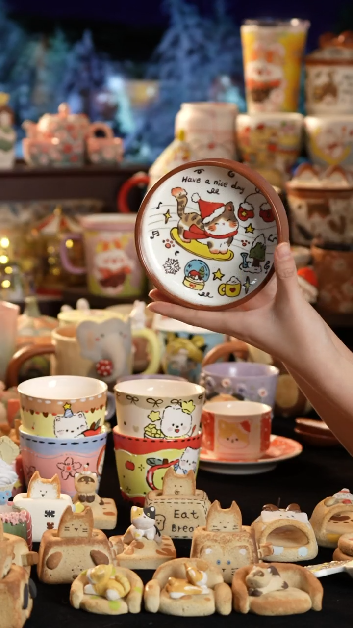 其他陶景德镇釉下彩手绘设计师款陶瓷