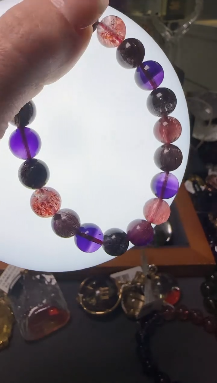 【闪购商品】水晶手串未镶嵌超七手串9m+X27110