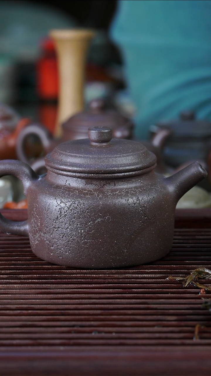 茶壶紫砂德中 半手工 五号地槽清 手工泥