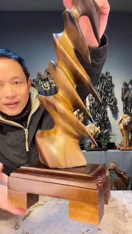【闪购商品】金丝楠金丝楠小叶桢楠随行摆件9