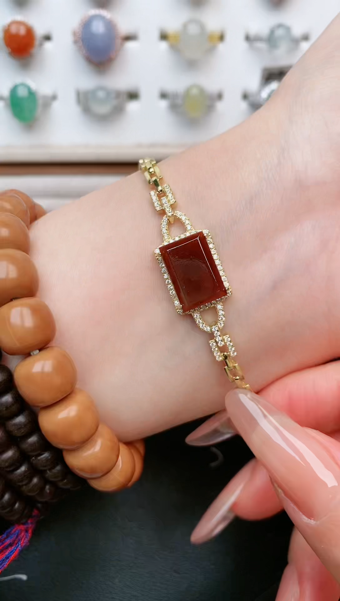 【闪购商品】翡翠戒指银S925镶嵌.....