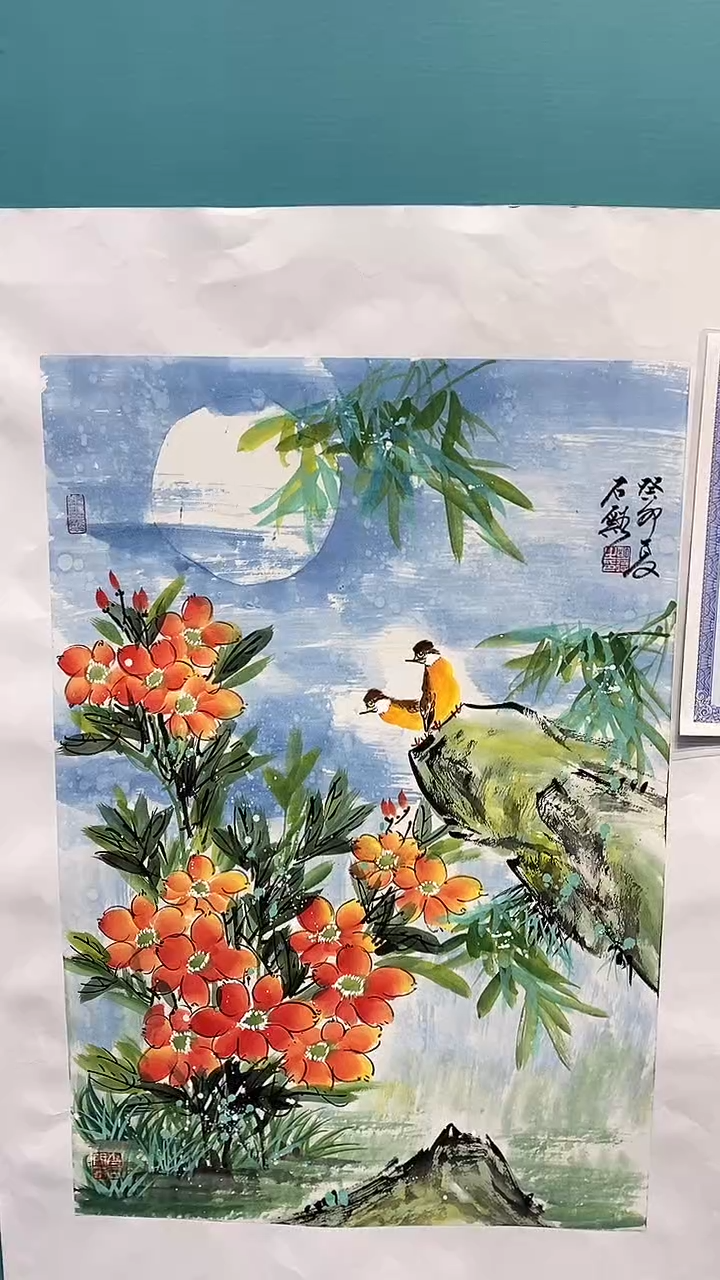 国画画都展厅明德老师国画作品2