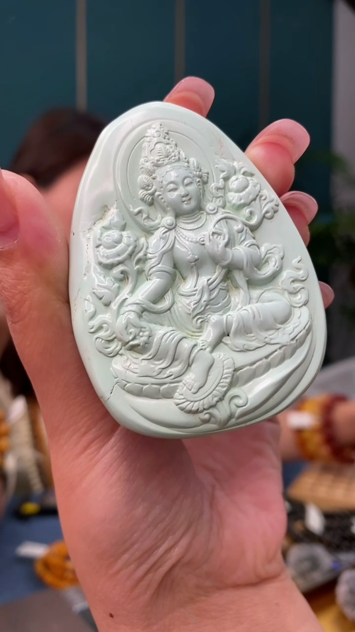 【闪购商品】绿松石雕刻件未镶嵌2/12-GM-#61