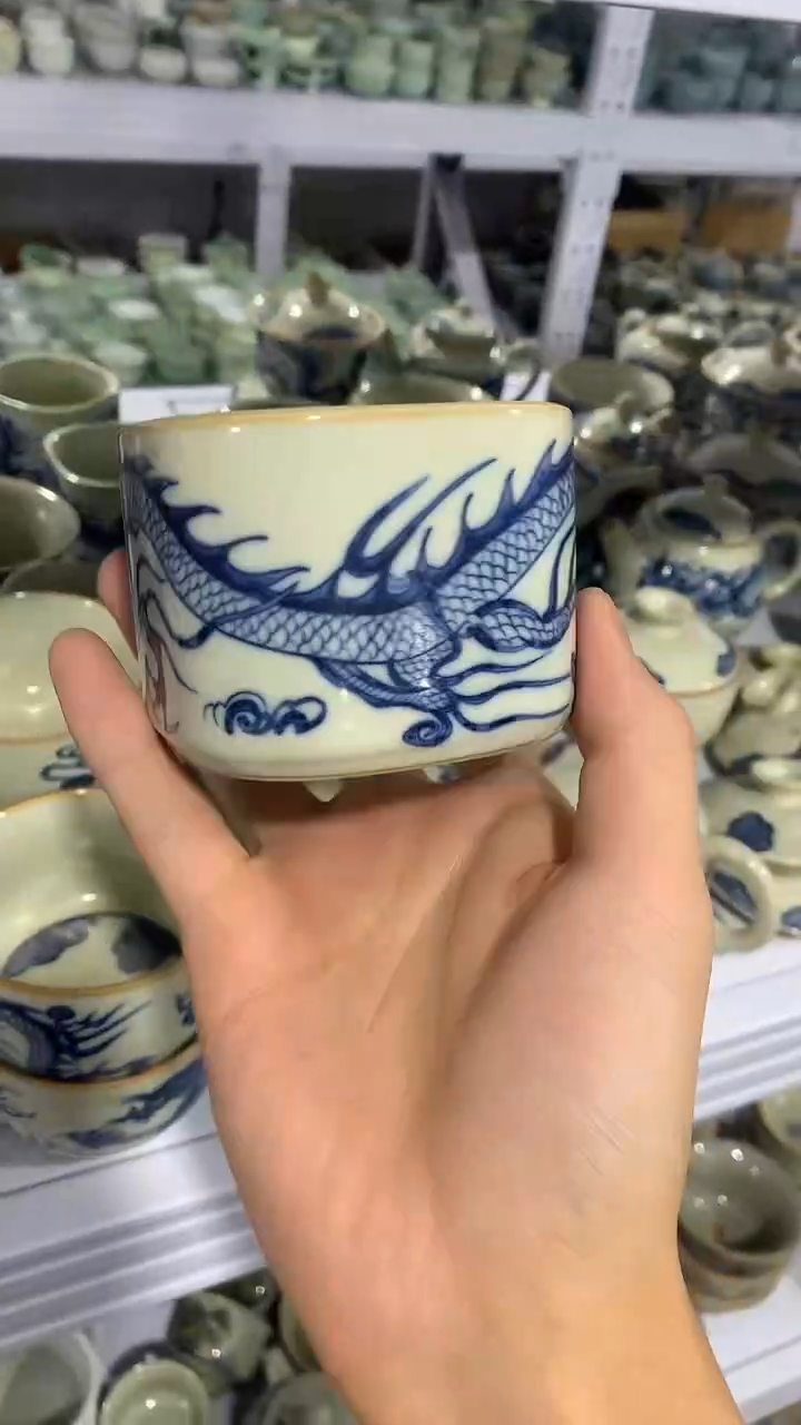 茶具【清！一件不留】汝窑、茶壶盖碗茶杯主人杯微矿点