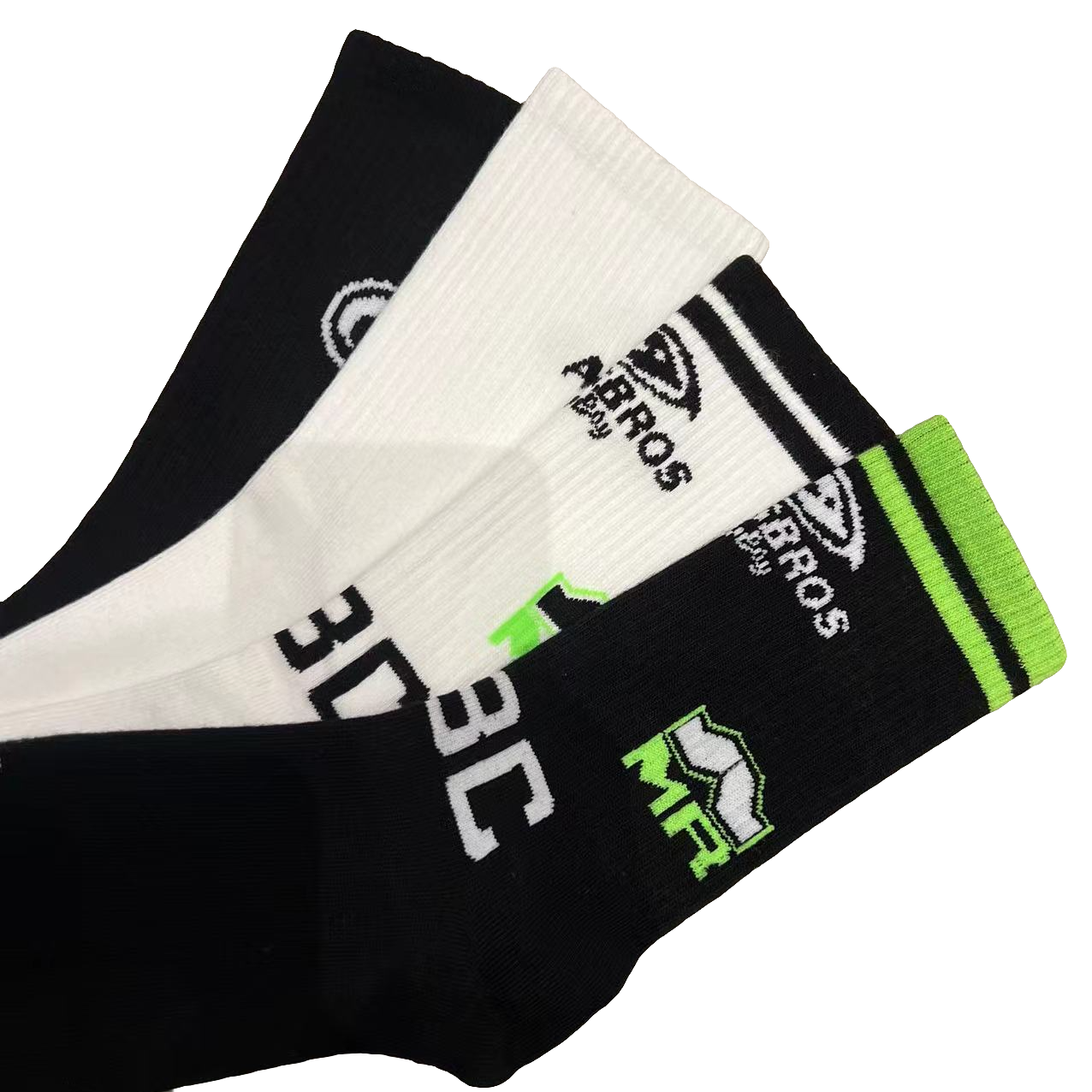 [N]三色基础字母潮流福利款时尚袜子一组袜子（酷感满满）潮牌