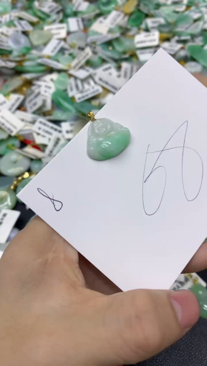 【闪购商品】翡翠颈饰18K金镶嵌1111111111