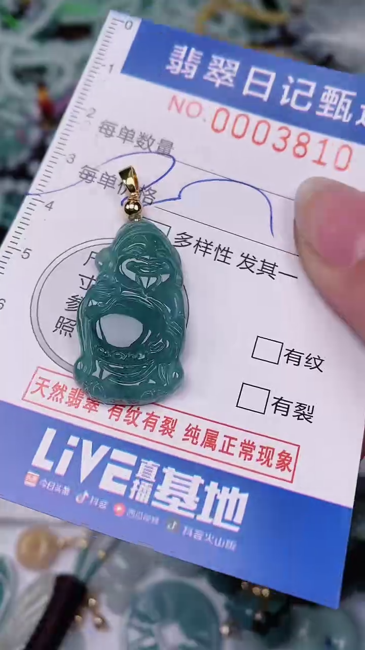 【闪购商品】翡翠颈饰未镶嵌00003810