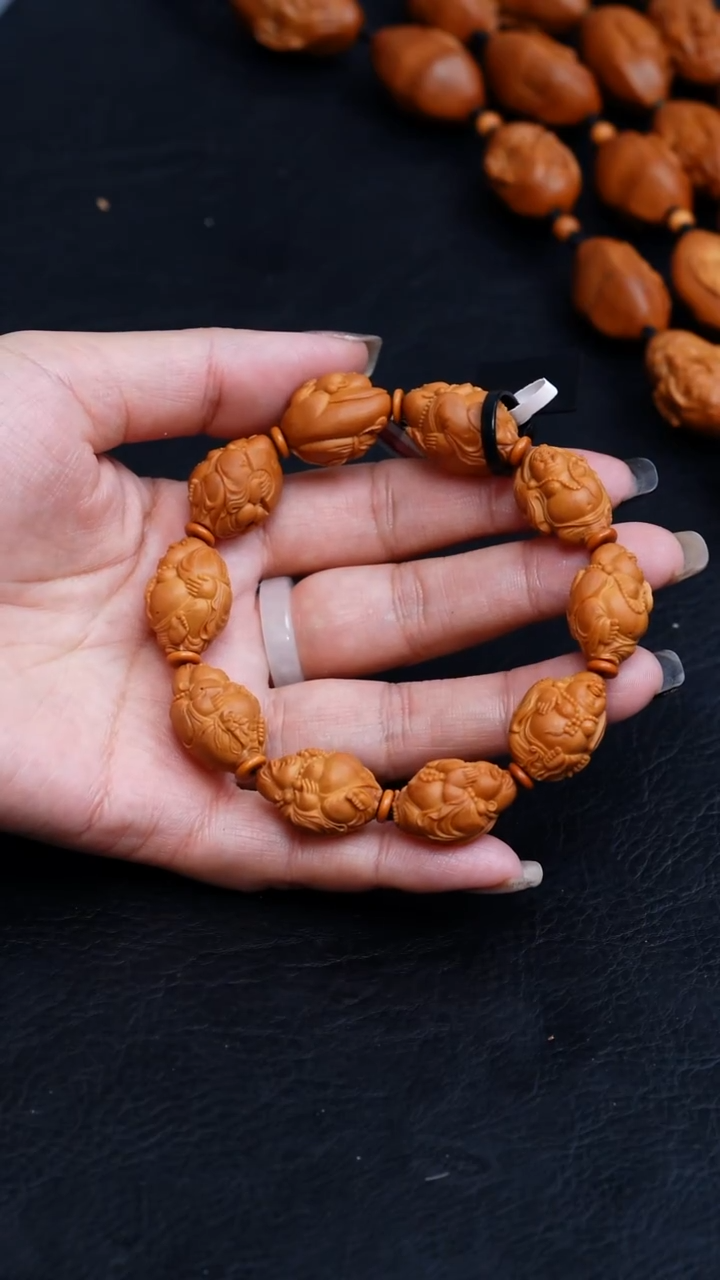 【闪购商品】橄榄核手串/手链15八宝弥勒