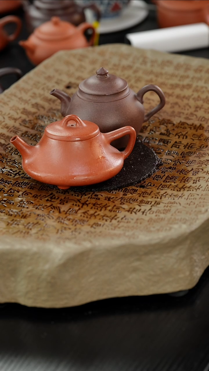 【闪购商品】紫砂茶壶喜门三足亦瓢+鲨鱼皮古灯