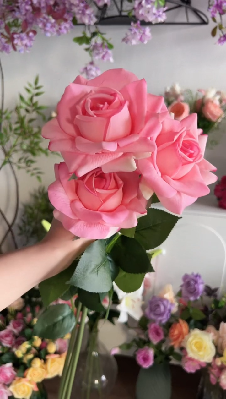 3枝深粉手感保湿水晶