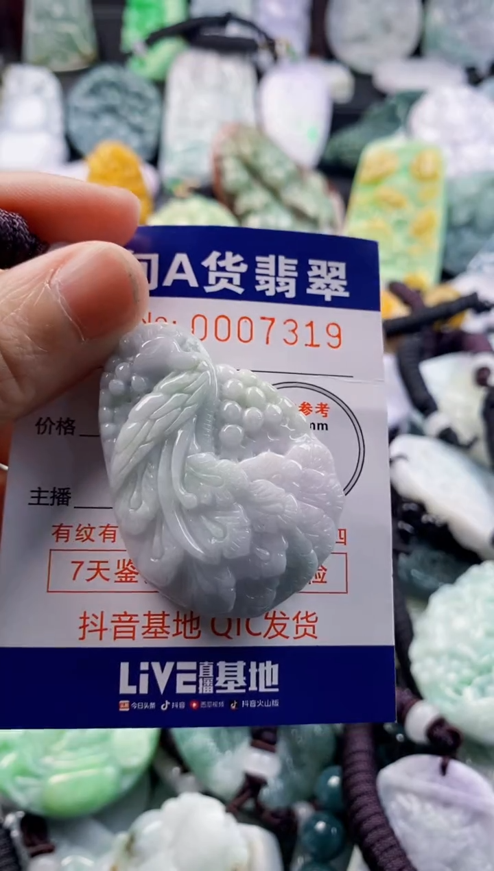 翡翠未镶嵌吊坠(不含链)1