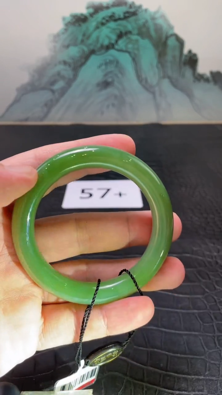 未镶嵌手镯和田玉（碧玉）J****657+