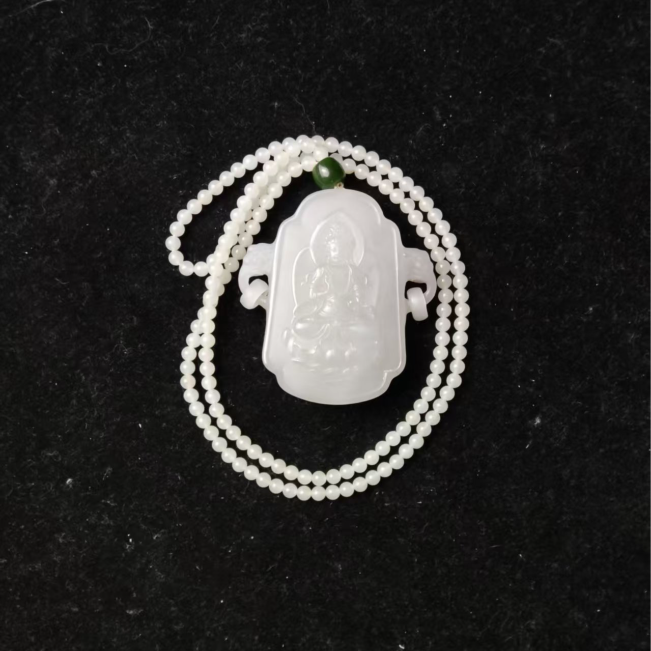 和田玉观音吊坠0606