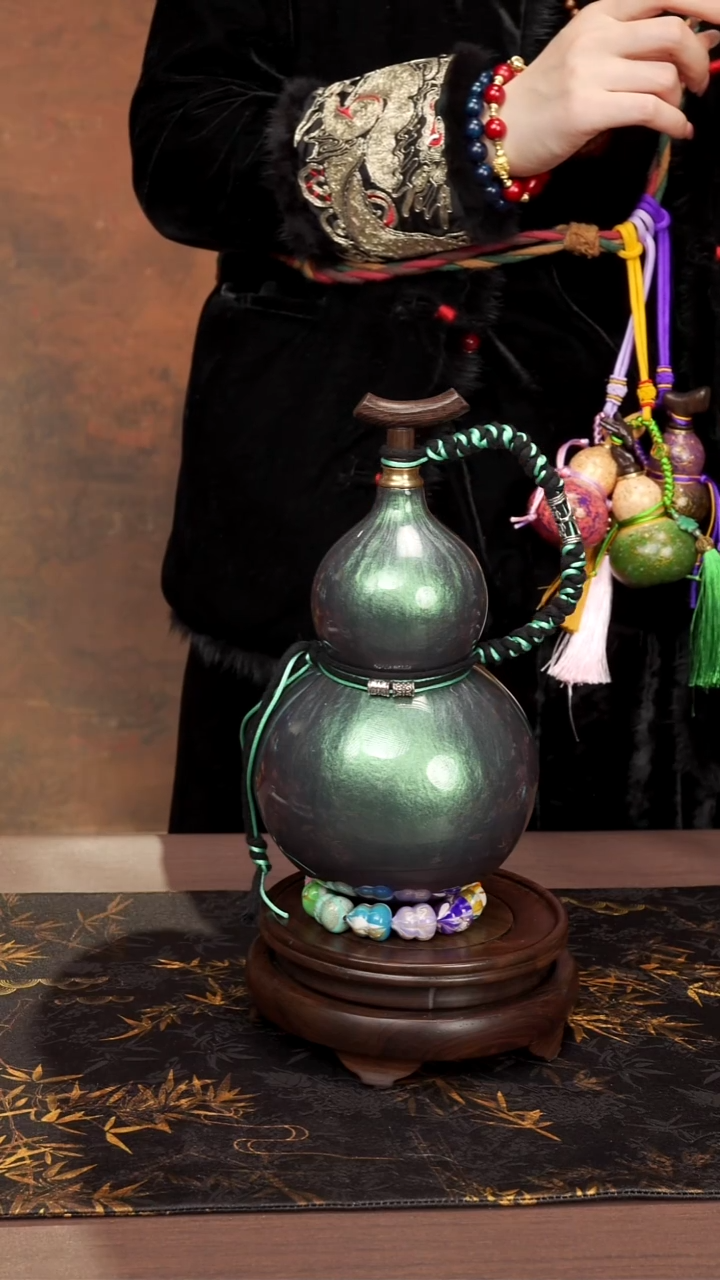 276 --高端工艺大漆酒葫芦--188