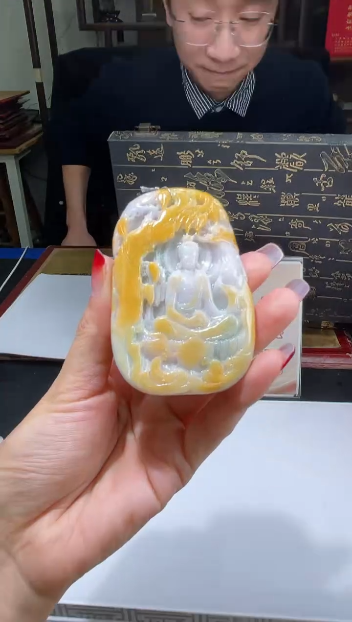 【闪购商品】定制翡翠未镶嵌不退不换CMH1件-A