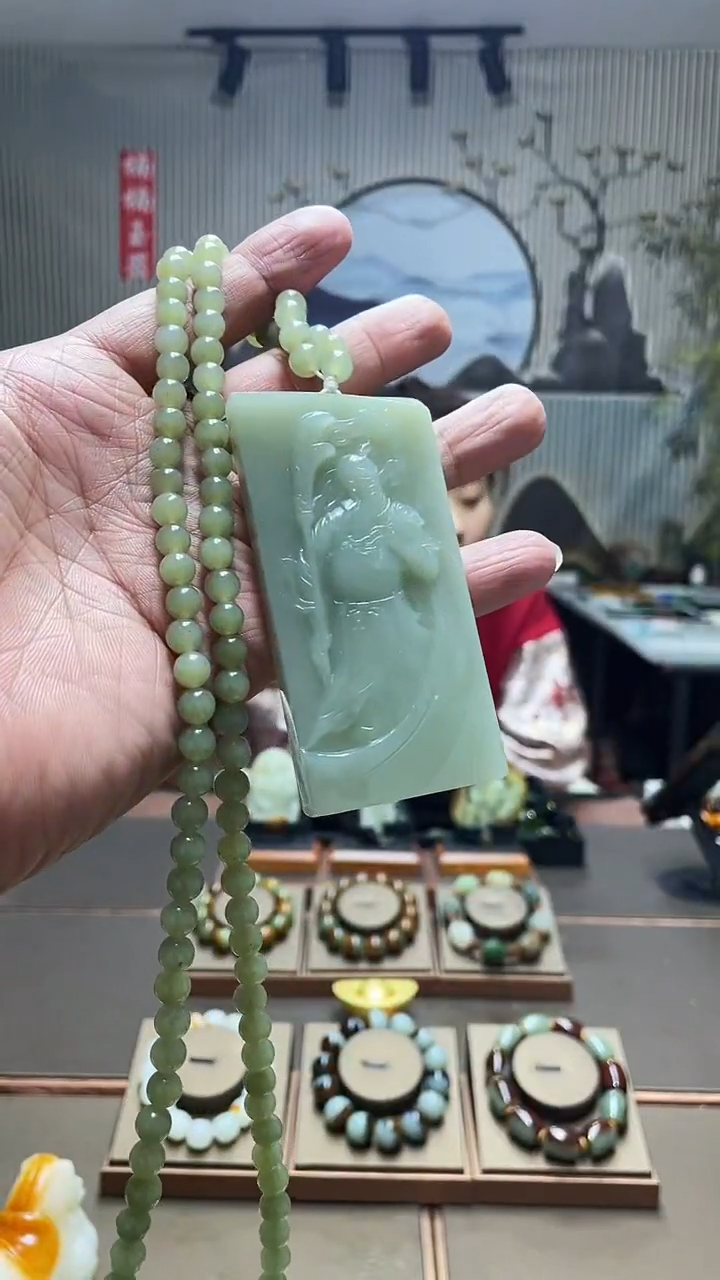 【闪购商品】和田玉挂件未镶嵌关公