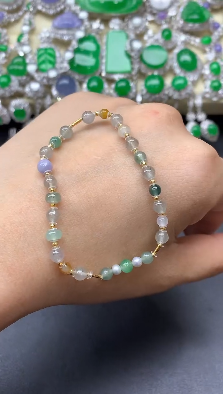 未镶嵌手链翡翠408-中国好珍宝