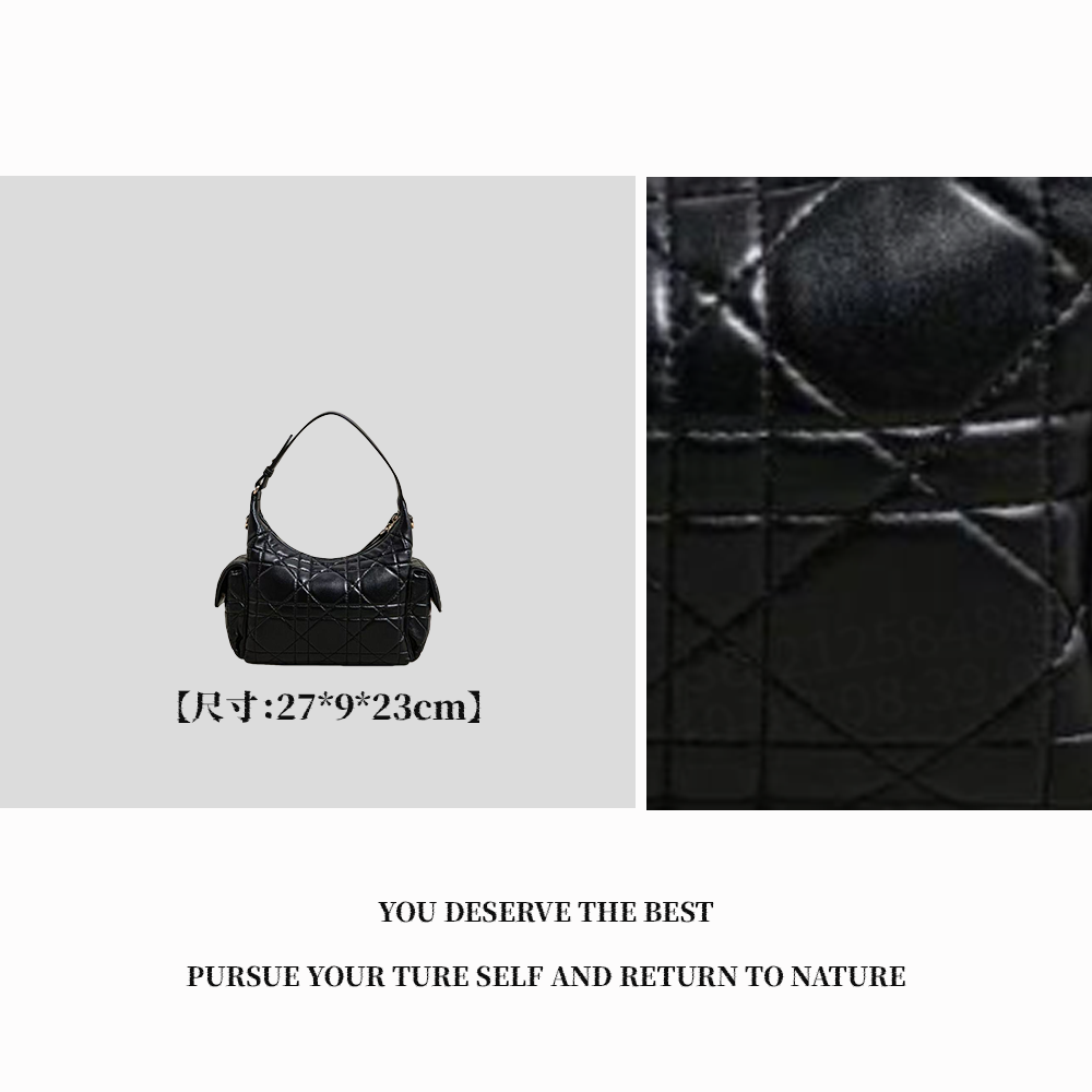 【特特甄选】SK-83270-黑色网红洋气女士简约潮流ins小众腋下