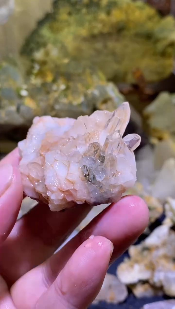 未镶嵌珠宝半成品水晶51号四川超七花园水晶