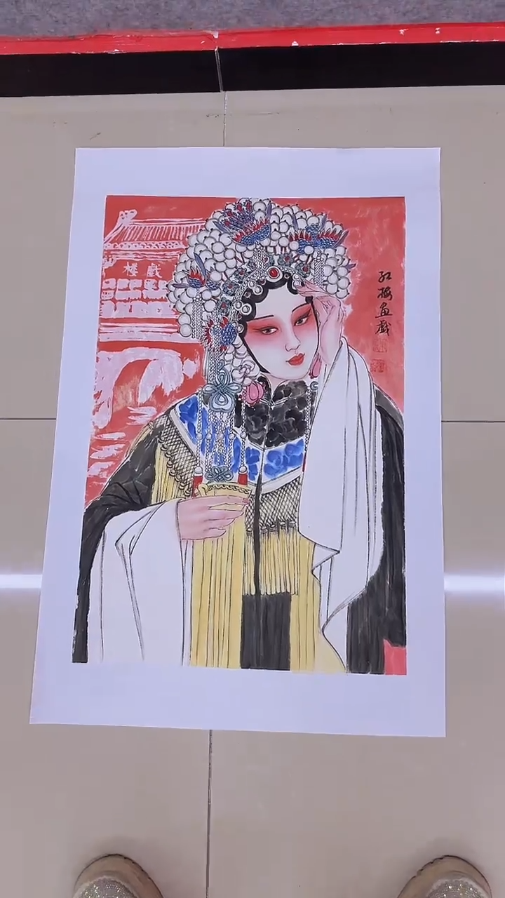 【闪购商品】国画陈红梅手绘国画