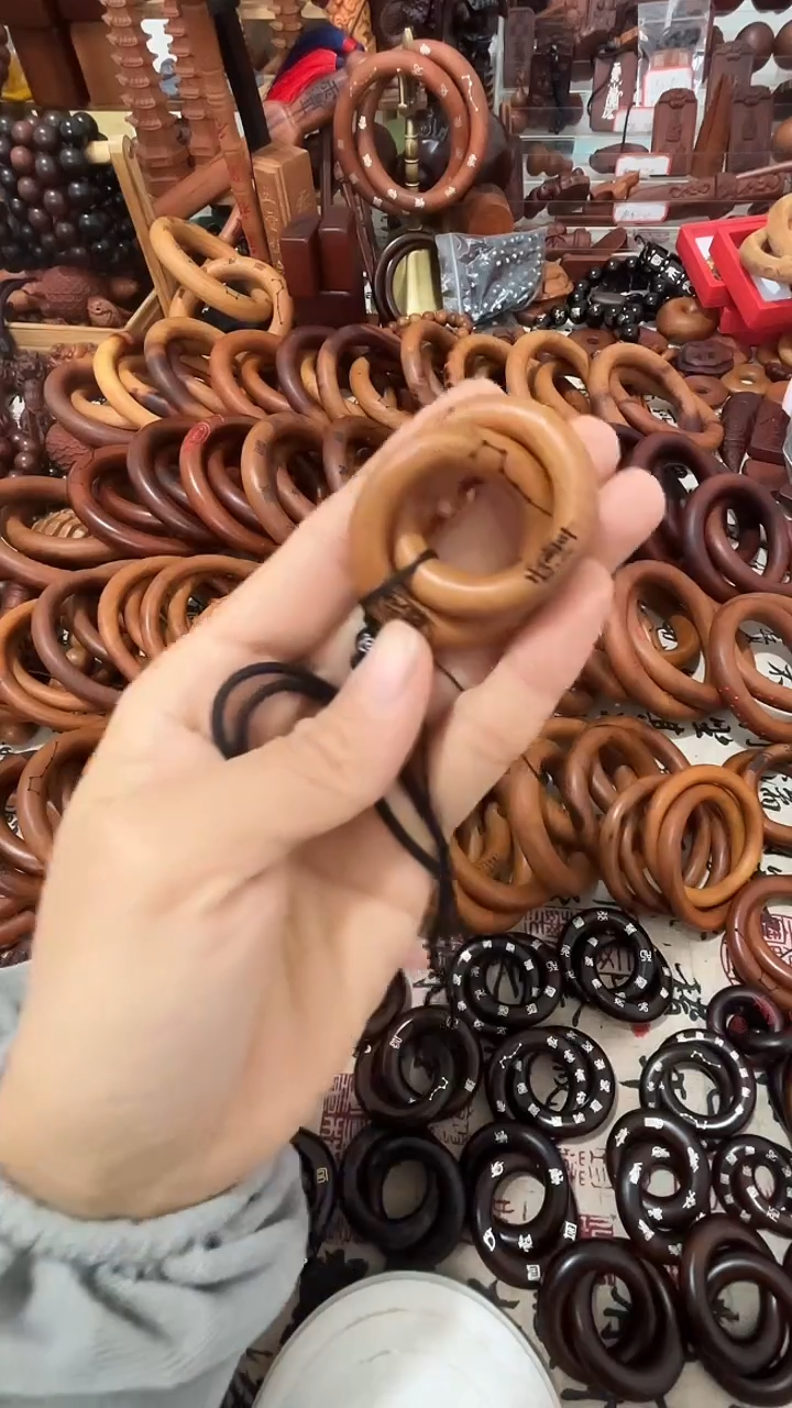 枣木乾坤圈桃木25圈口一物一拍