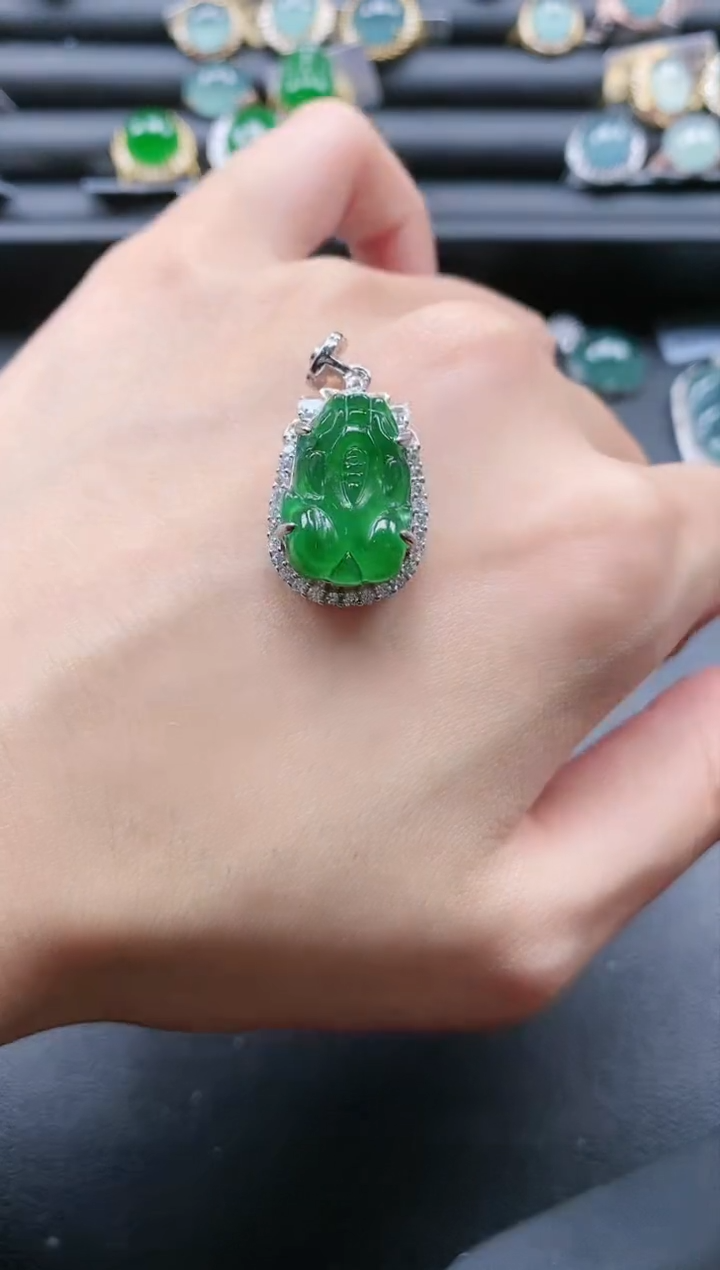 【闪购商品】翡翠戒指银S925镶嵌651151