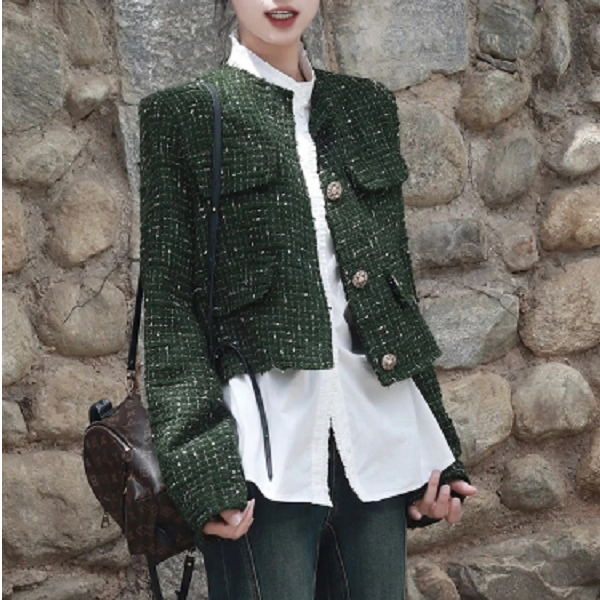 2025春季女生设计师小香风外套 JYNZJYFMXX2309130102