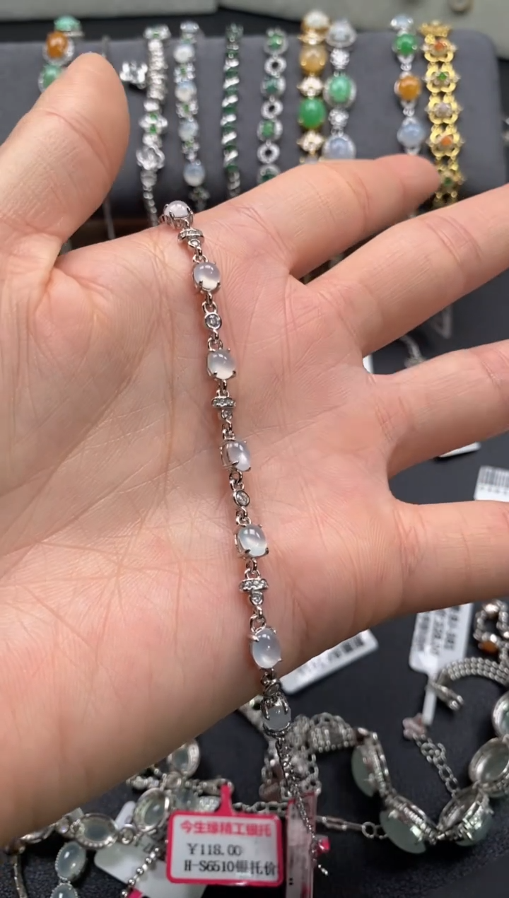 【闪购商品】翡翠戒指银S925镶嵌1111111111    2