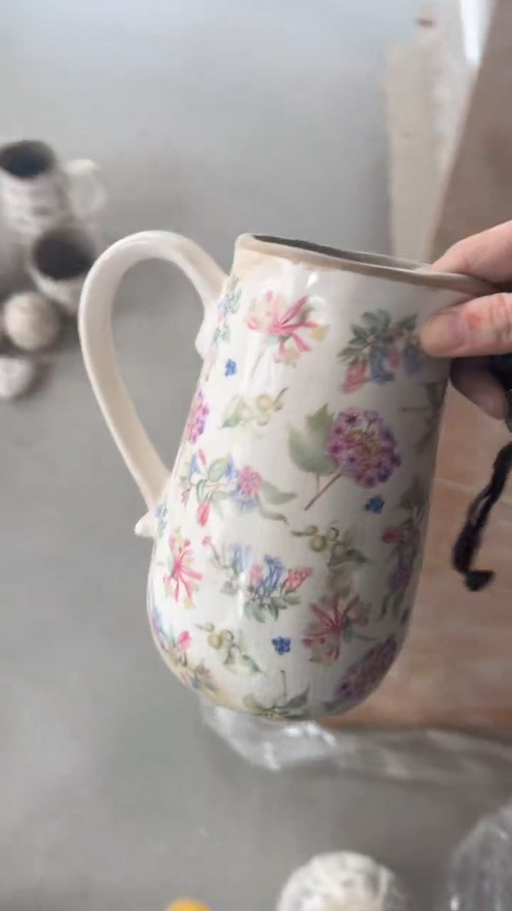 【闪购商品】陶瓷花盆外口18.5CM内口9CM