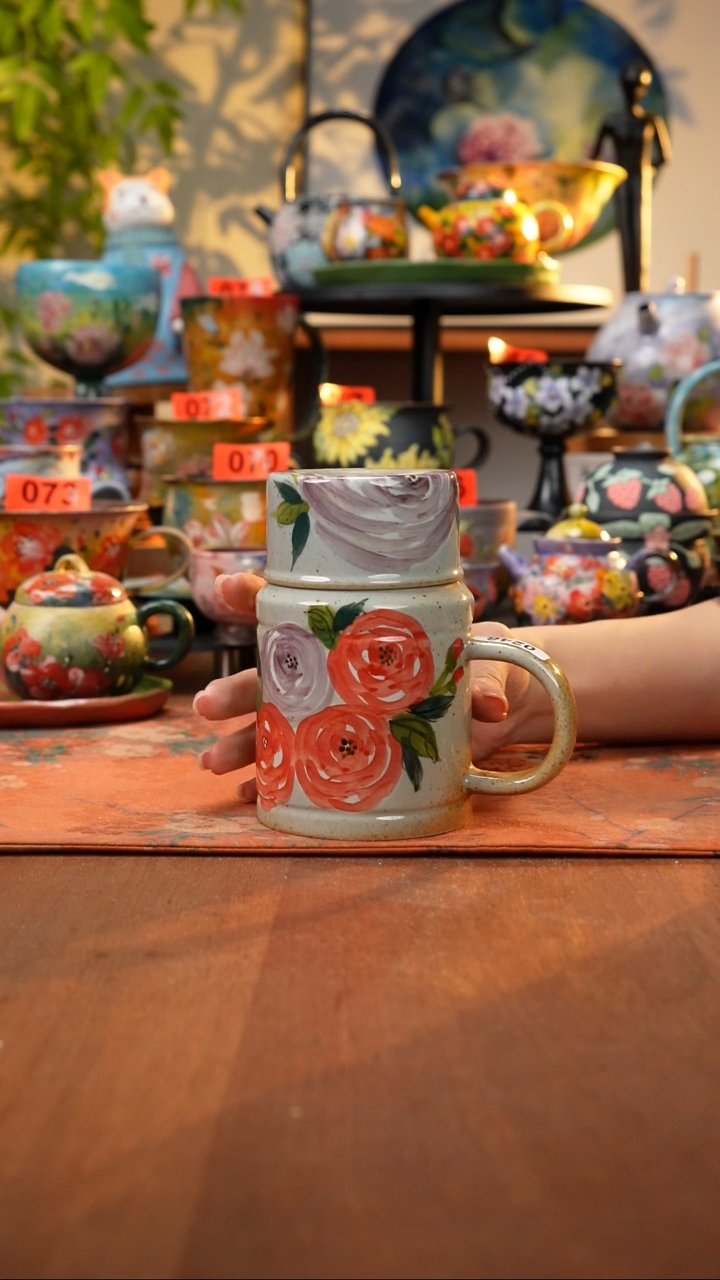 瓷片景德镇手工手绘246