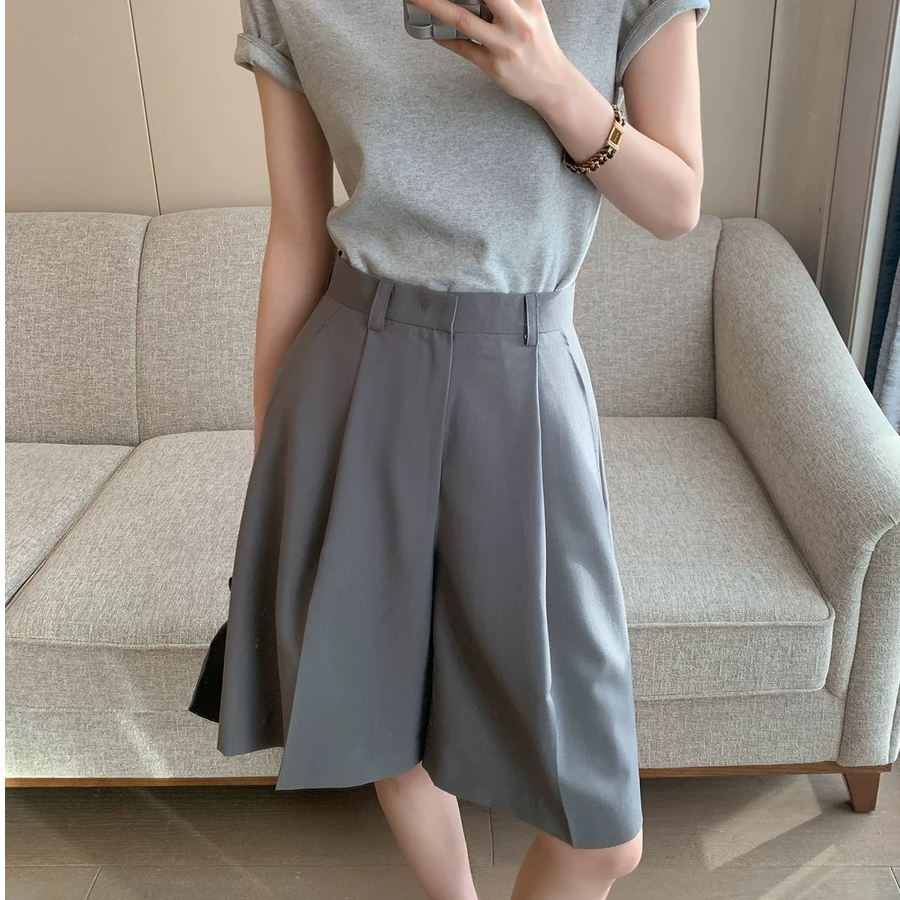 【高级定制】五分款短裤立体气质显瘦休闲裤