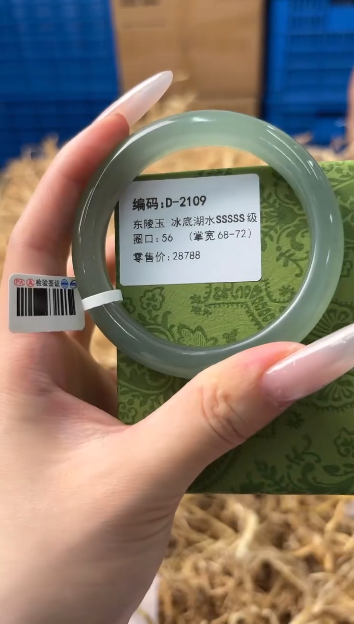 未镶嵌手镯石英质玉D-2109
