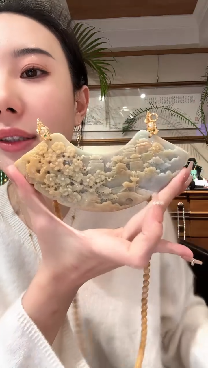 【闪购商品】翡翠颈饰未镶嵌国风