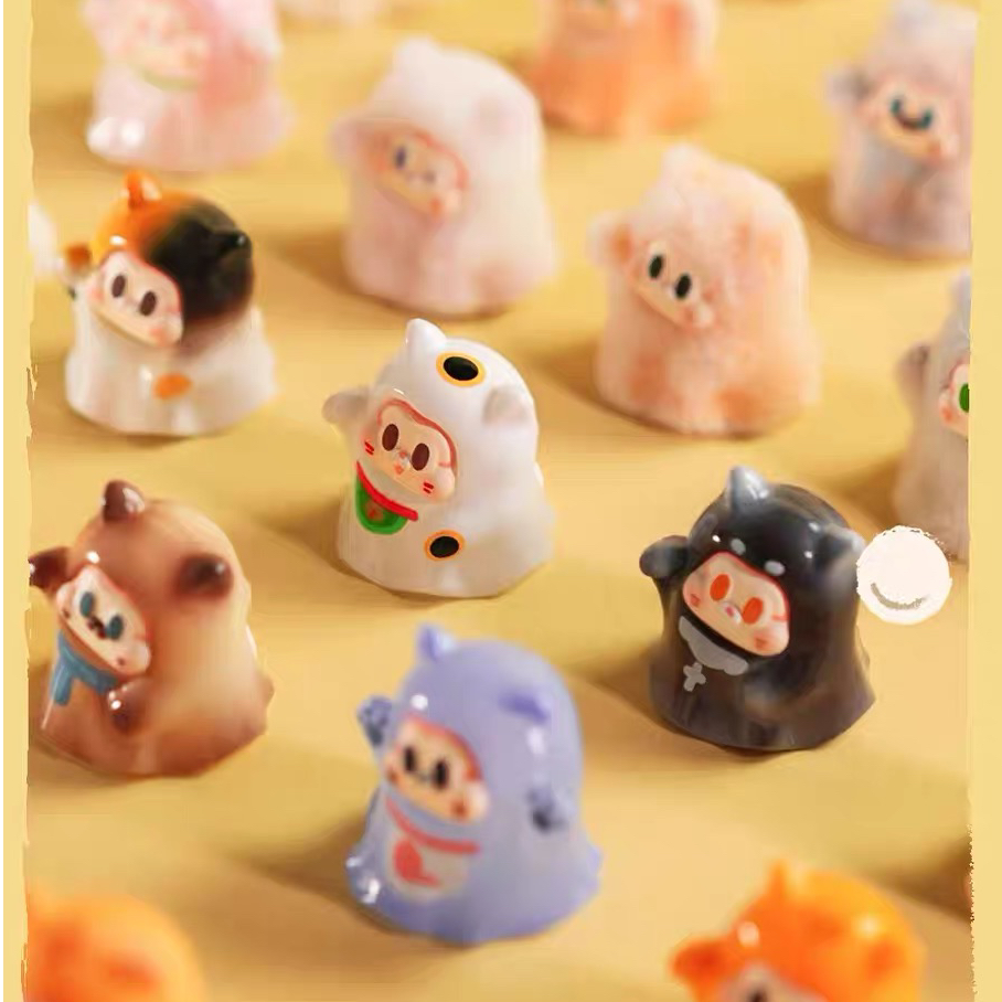 【拆盒】THE SLLO领养幽灵猫系列潮玩盲盒