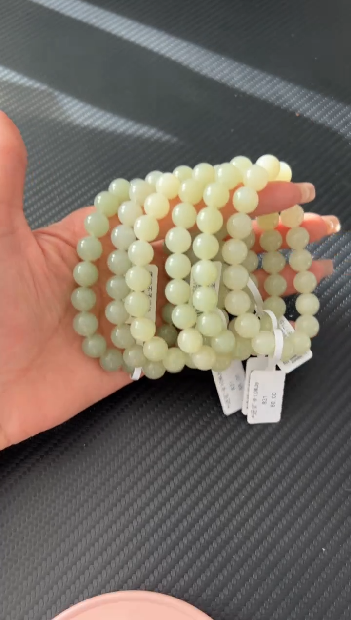 未镶嵌手串和田玉且末微色差近矿卡10多样性发货拍一发一M